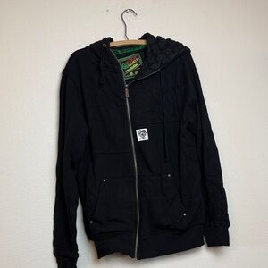 Stylish Black Zip-Up Sweater for Men